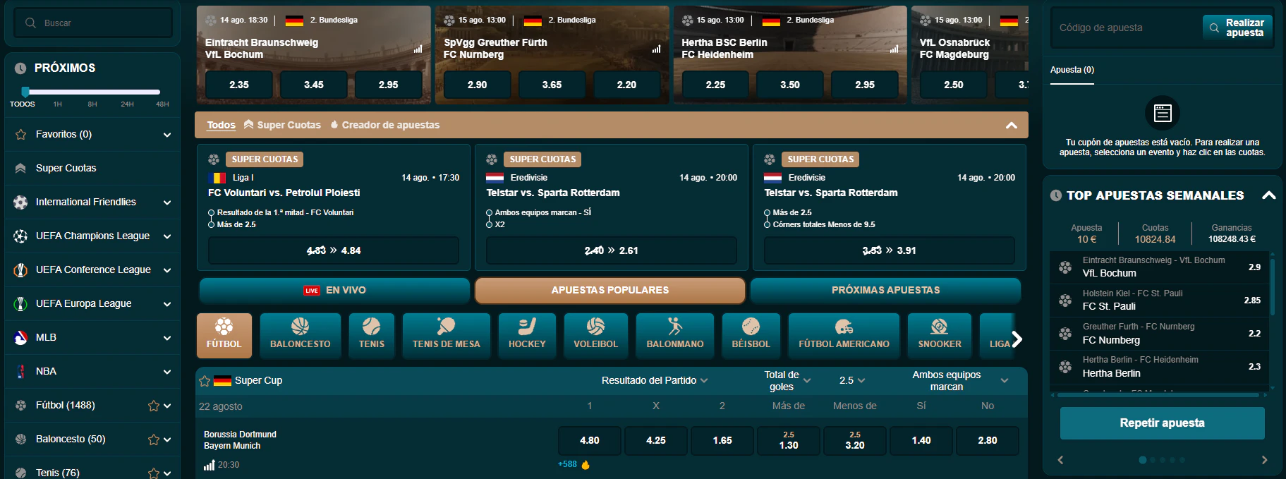 MyEmpire Casino apuestas deportivas y esports