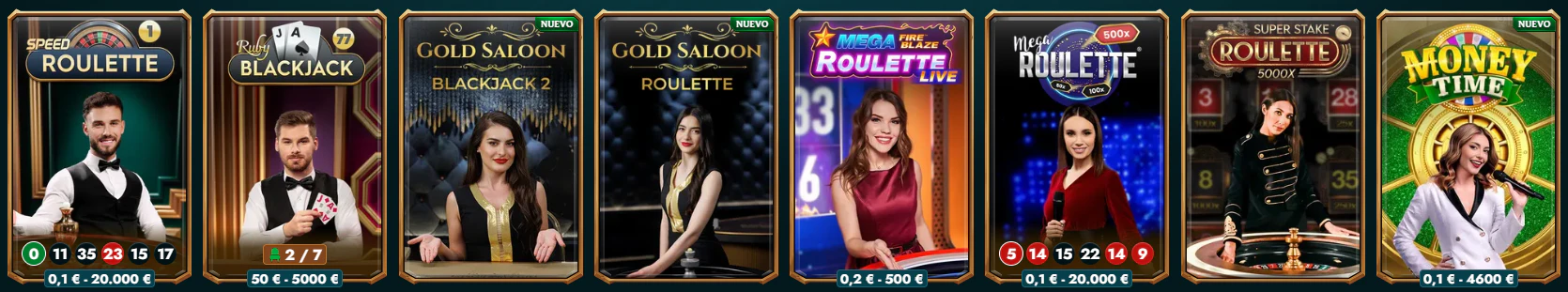 MyEmpire Casino juegos de casino en vivo